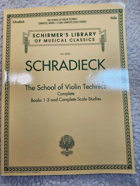 Schradieck School of Violin Technics Complete Books 1-3 Scale Studies